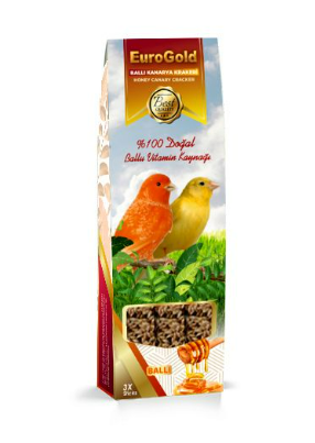 EUROGOLD KANARYA BALLI KRAKERİ 3'LÜ 100 GR (KUTU İÇİ 10 ADETTİR)