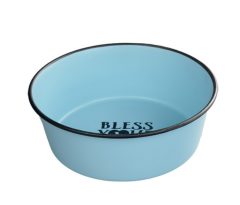 ORİPET MAVİ YAZILI MAMA KABI 1/2 PT-12CM