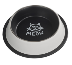 ORİPET KEDİ DESENLİ MAMA KABI 16OZ-15.5 CM