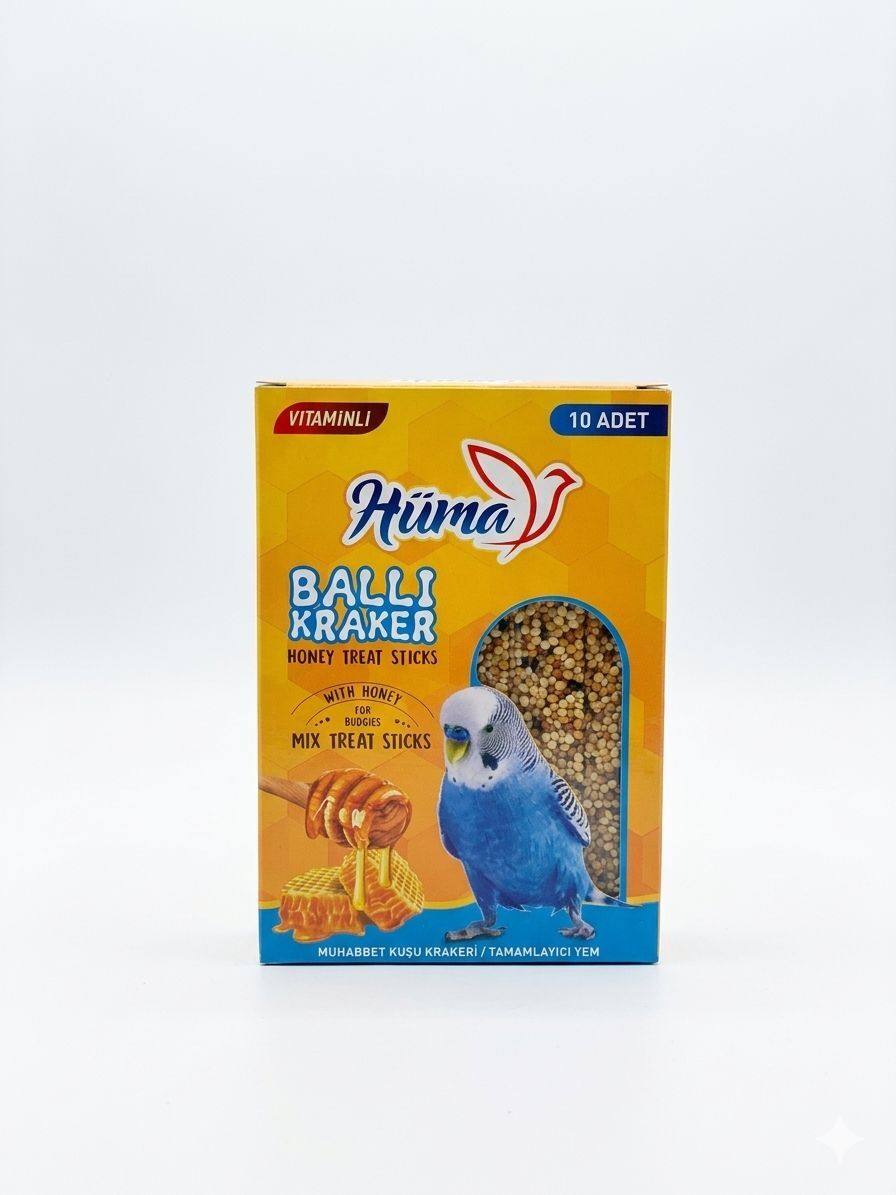 HÜMA 10'LU BALLI MUHABBET KRAKERİ (KUTU İÇİ 25 ADETTİR)