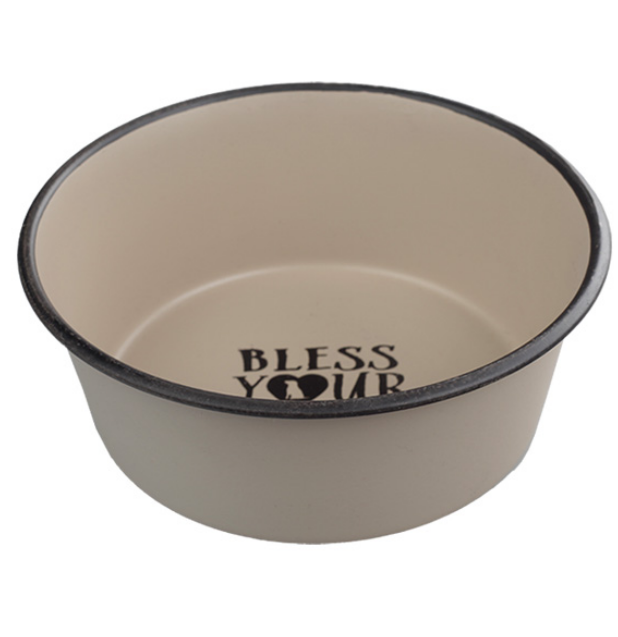 ORİPET KAHVERENGİ YAZILI MAMA KABI 1PT-14CM