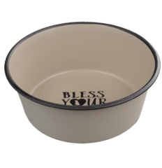 ORİPET KAHVERENGİ YAZILI MAMA KABI 1PT-14CM