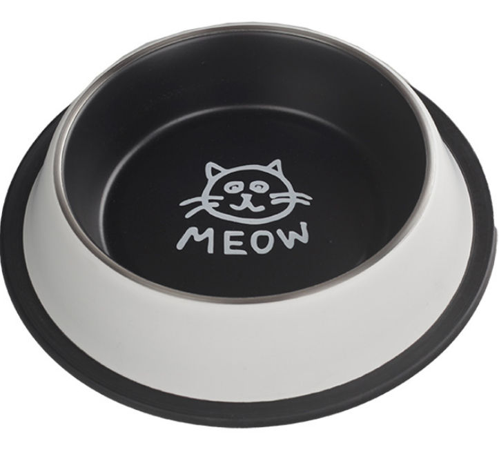 ORİPET KEDİ DESENLİ MAMA KABI 24 OZ-17CM