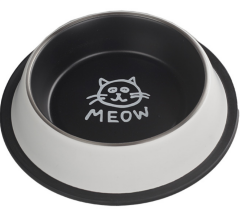 ORİPET KEDİ DESENLİ MAMA KABI 24 OZ-17CM