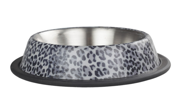 ORİPET BEYAZ LEOPAR DESEN MAMA KABI 24OZ-17CM