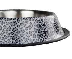 ORİPET BEYAZ LEOPAR DESEN MAMA KABI 32OZ-18CM