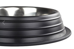 ORİPET SİYAH KABARTILI ÇİZGİLİ MAMA KABI 32OZ-18CM