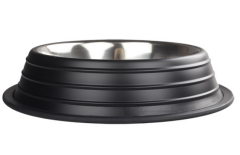 ORİPET SİYAH KABARTILI ÇİZGİLİ MAMA KABI 32OZ-18CM