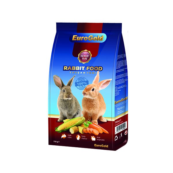 EUROGOLD TAVŞAN YEMİ 750 GR (KUTU İÇİ 5 ADETTİR)