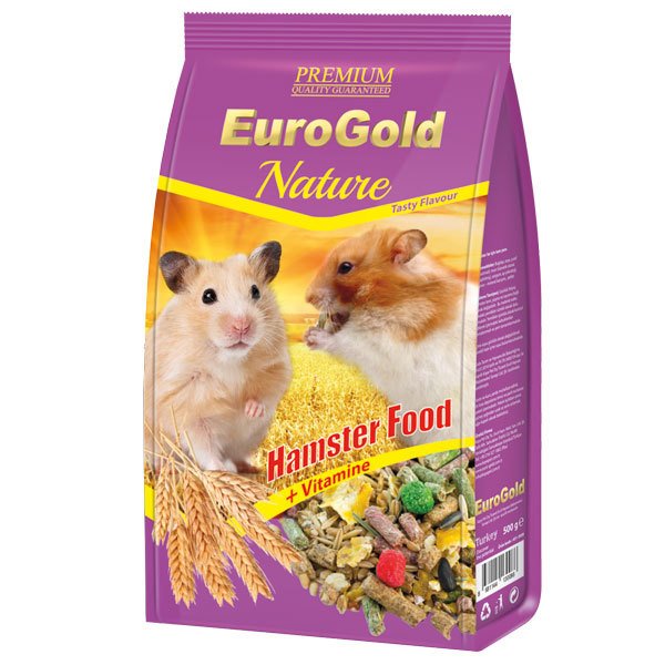 EUROGOLD HAMSTER YEMİ 500 GR (KUTU İÇİ 12 ADETTİR)