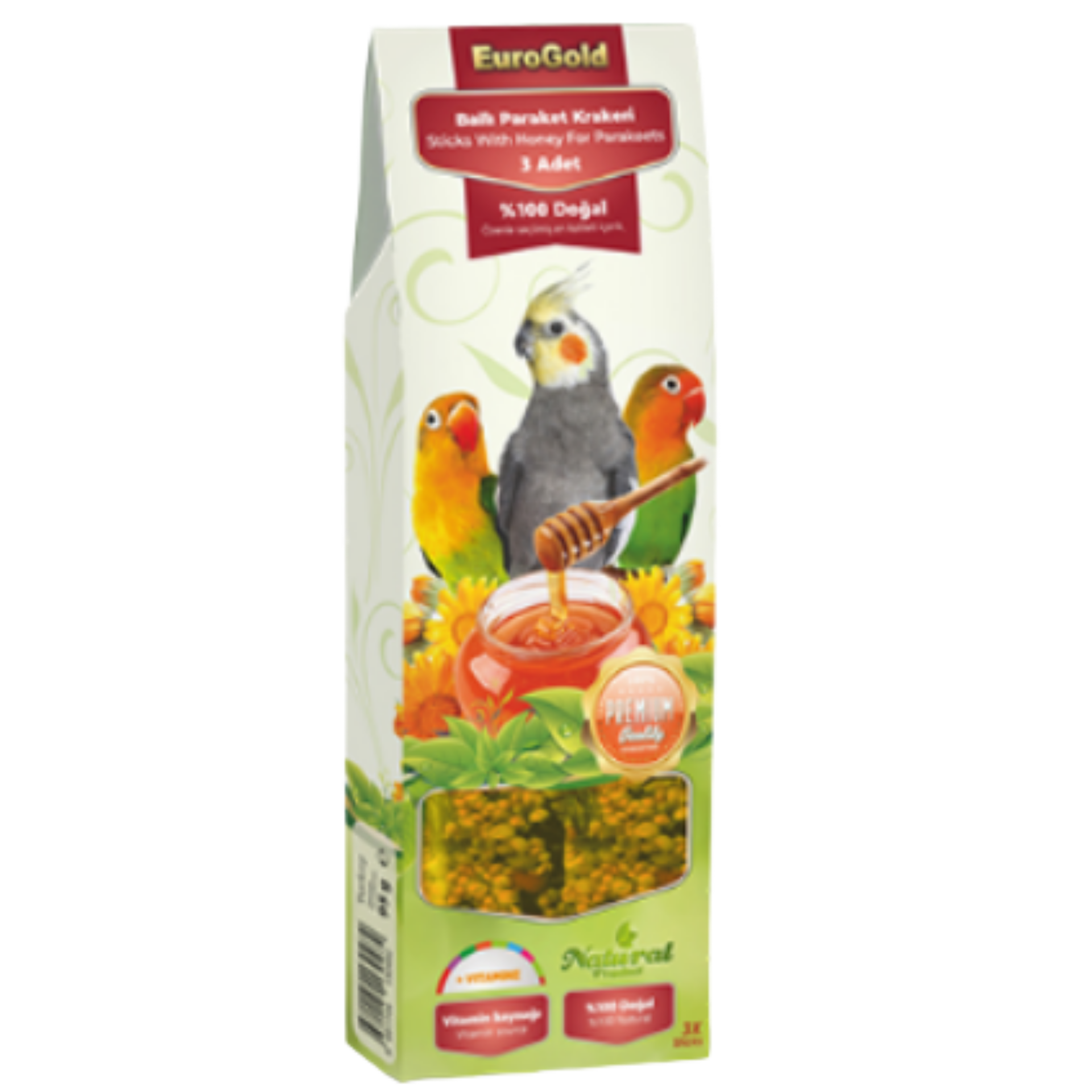 EUROGOLD PARAKET KRAKERİ 3'LÜ 100 GR (KOLİ İÇİ 10 ADETTİR)
