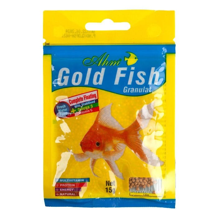 31837 GOLD FİSH GRANULAT 15 GR (KUTU İÇİ 24 ADETTİR)