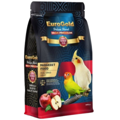 EUROGOLD DELUXE PARAKET YEMİ ELMALI 1 KG (KUTU İÇİ 6 ADETTİR)