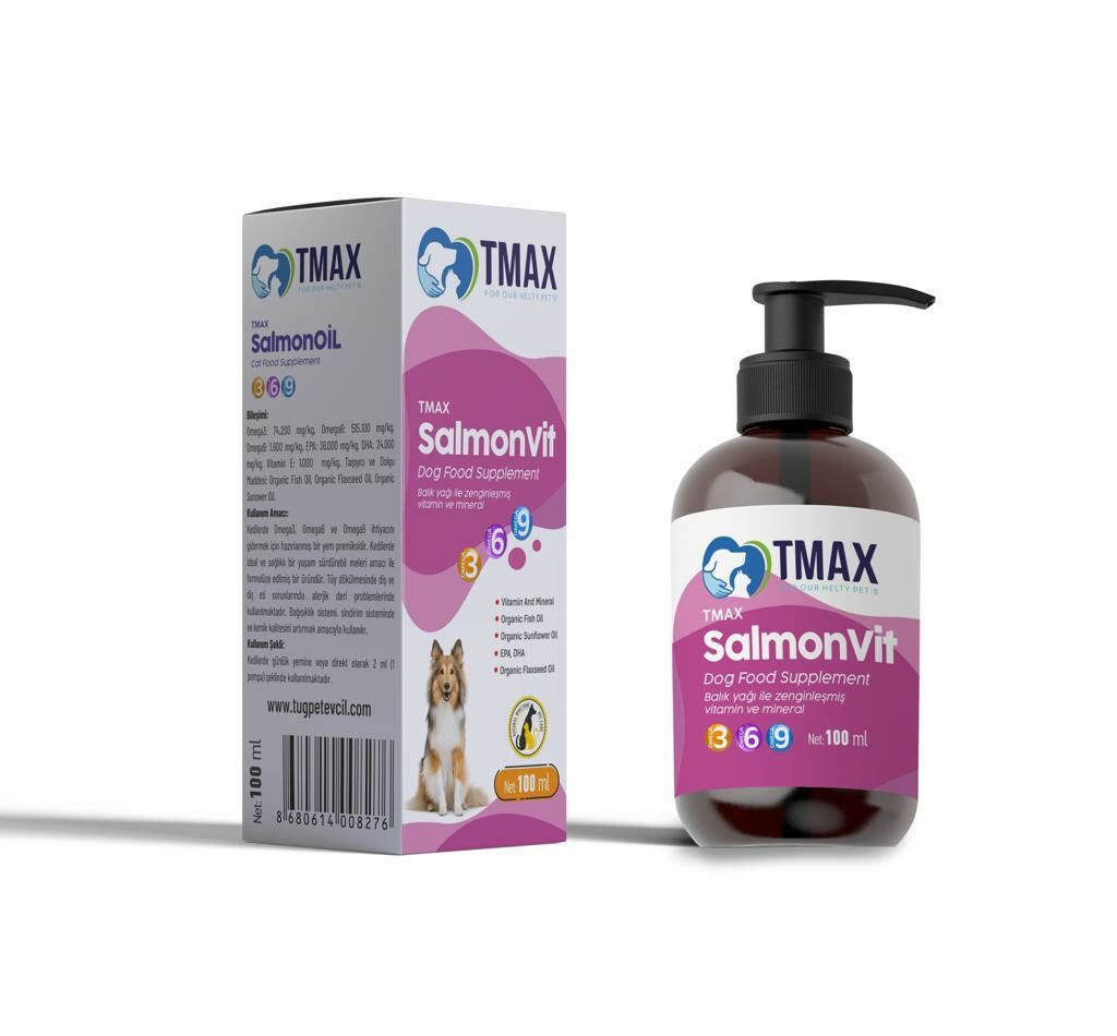 TMAX SALMON VİT KÖPEK BALIK YAĞI
