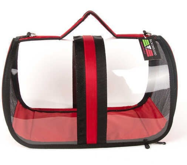 BACCO MİLANO ŞEFFAF ÇANTA KIRMIZI 44X28X28 CM