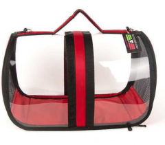 BACCO MİLANO ŞEFFAF ÇANTA KIRMIZI 44X28X28 CM