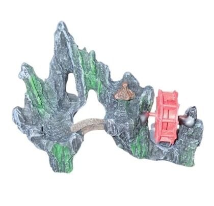 GL1025 DEĞİRMENLİ AKVARYUM DEKORU 13X6,8X9,8 CM 169 GR