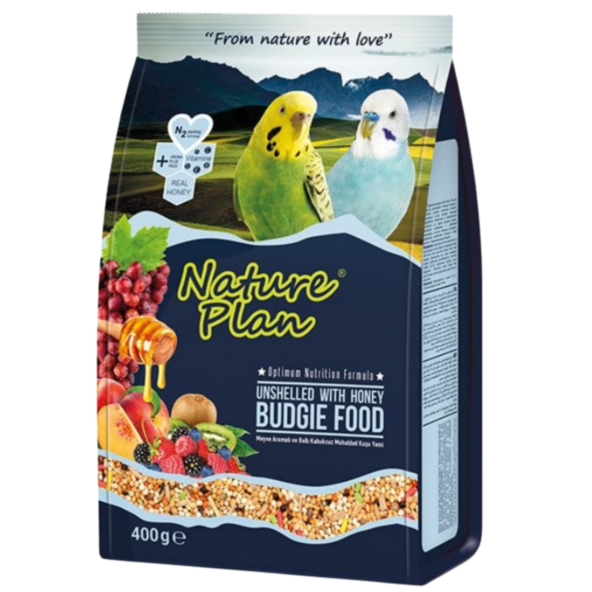 NATURE PLAN KABUKSUZ MUHABBET YEMİ 400 GR (KUTU İÇİ 18 ADETTİR)
