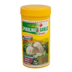 30922 SPİRULİNA GARLİC GRANULAT 250 ML (KUTU İÇİ 12 ADETTİR)