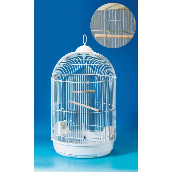 KAFES F3201AG YUVARLAK PİRİNÇ 42X77 CM DIŞ YEMLİK