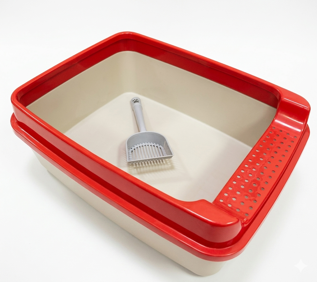 TUĞPET AÇIK KEDİ TUVALETİ 51X39X19 CM