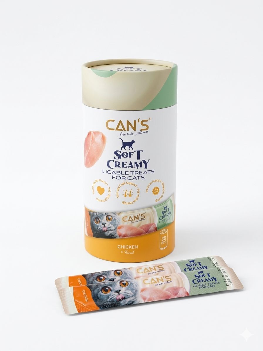 CANS SOFT CREAMY WITH CHICKEN 30X15 GR