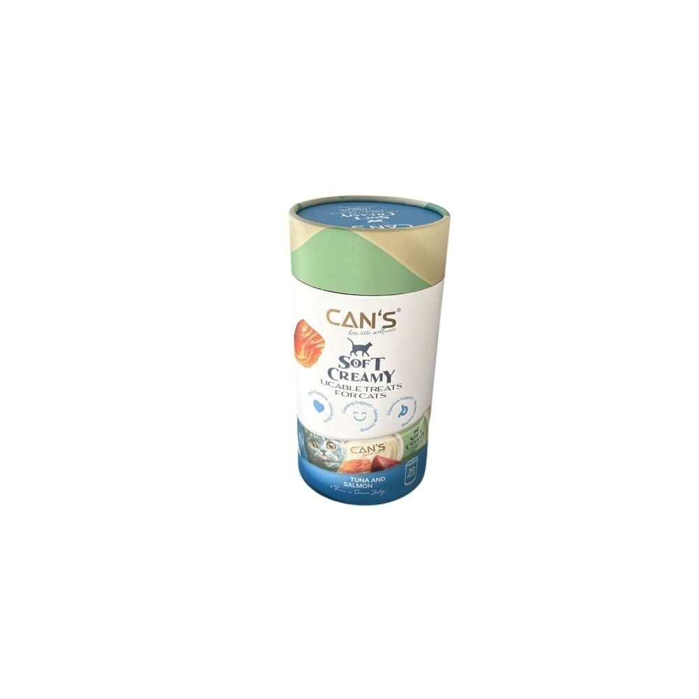 CANS SOFT CREAMY WITH TUNA&SALMON 30X15 GR