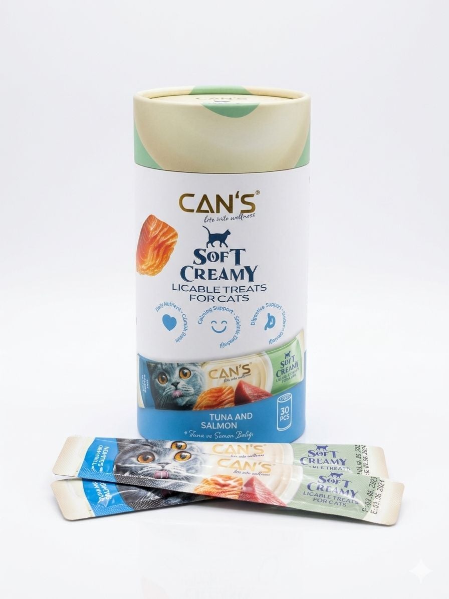 CANS SOFT CREAMY WITH TUNA&SALMON 30X15 GR