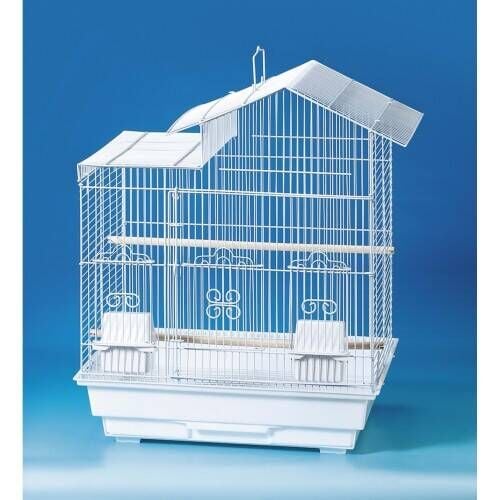 81702 YAN ÇATI KUŞ KAFESİ 46.5×36×57.5 CM