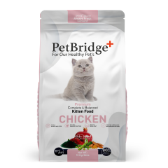 PETBRİDGE TAVUK ETLİ YAVRU KEDİ MAMASI 12 KG