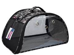 ŞEFFAF ÇANTA GRİ KAMUFLAJ 50X28X28 CM