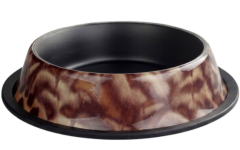 ORİPET İÇİ SİYAH LEOPAR DESENLİ MAMA KABI 8OZ-12CM