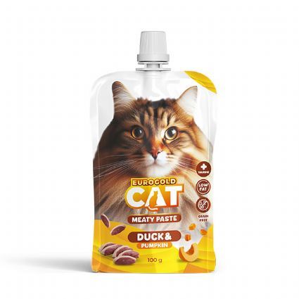 EUROGOLD CAT ET EZMESİ ÖRDEK-BALKABAĞI 100 GR