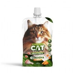 EUROGOLD CAT ET EZMESİ TAVUK-HAVUÇ 100 GR