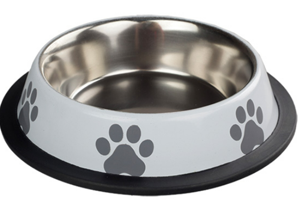 ORİPET MAMA KABI BEYAZ PATİ DESENLİ 16 OZ-15.5CM