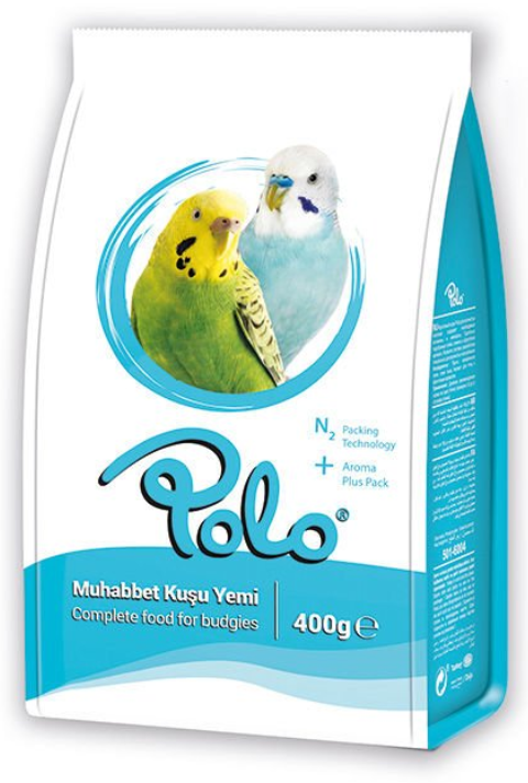 POLO MUHABBET KUŞ YEMİ 400 GR (KUTU İÇİ 18 ADETTİR)