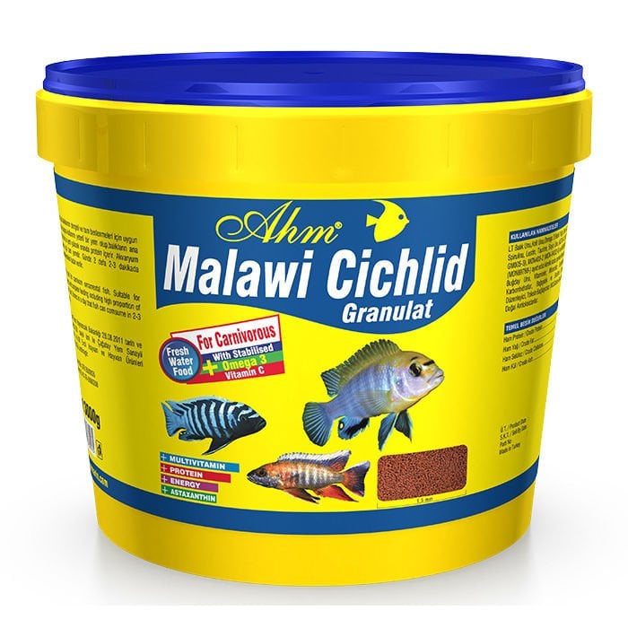 30175 MALAWİ CİCHLİD GRANULAT 3 KG KOVA