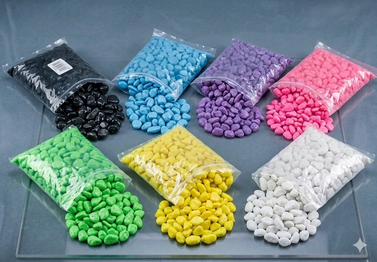 RENKLİ TAŞ SADE ORTA 1 KG