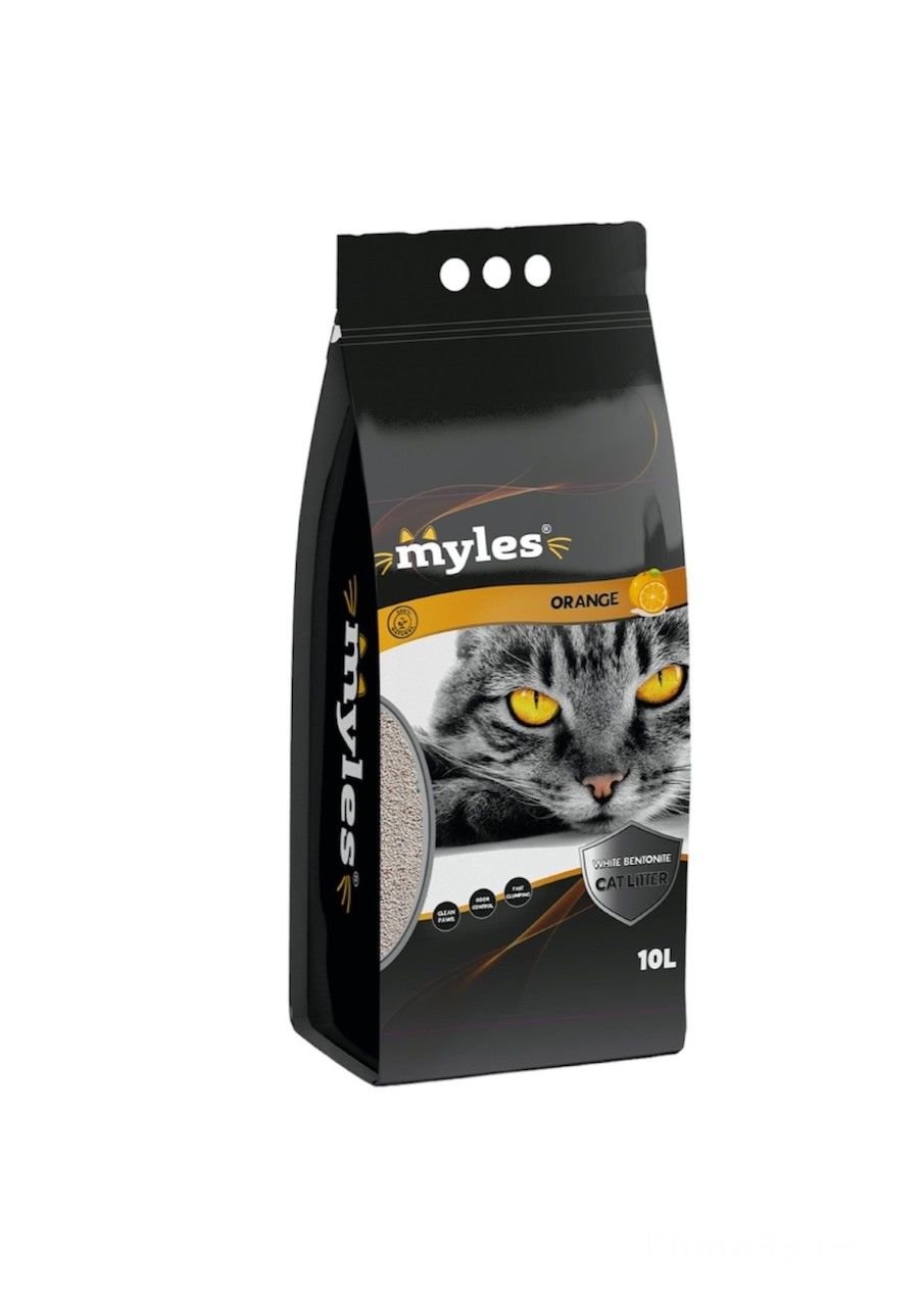 MYLES PORTAKAL KOKULU KEDİ KUMU 10 LT