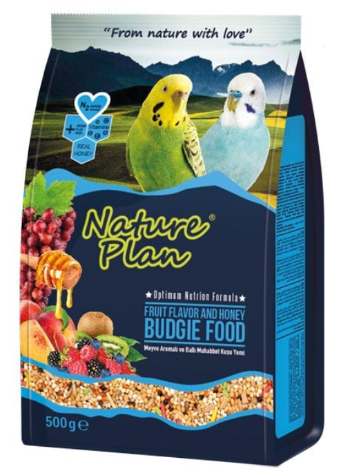 NATURE PLAN MEYVE AROMALI+BALLI MUHABBET YEMİ 500 GR (KUTU İÇİ 18 ADETTİR)