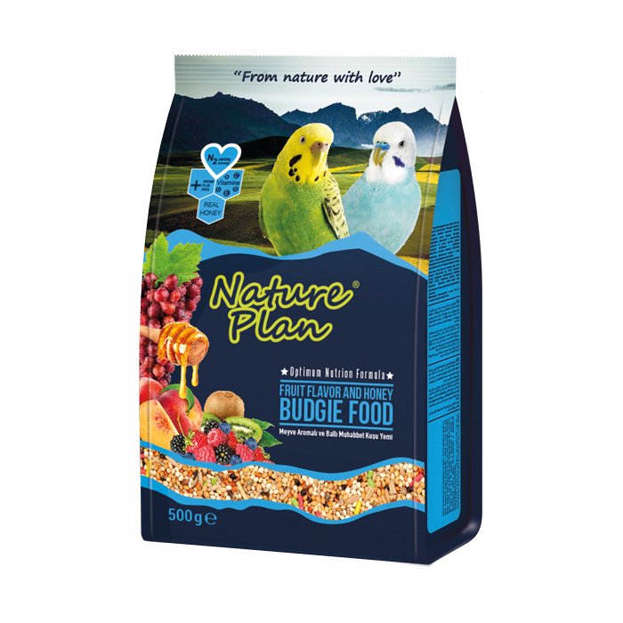 NATURE PLAN MEYVE AROMALI+BALLI MUHABBET YEMİ 500 GR (KUTU İÇİ 18 ADETTİR)