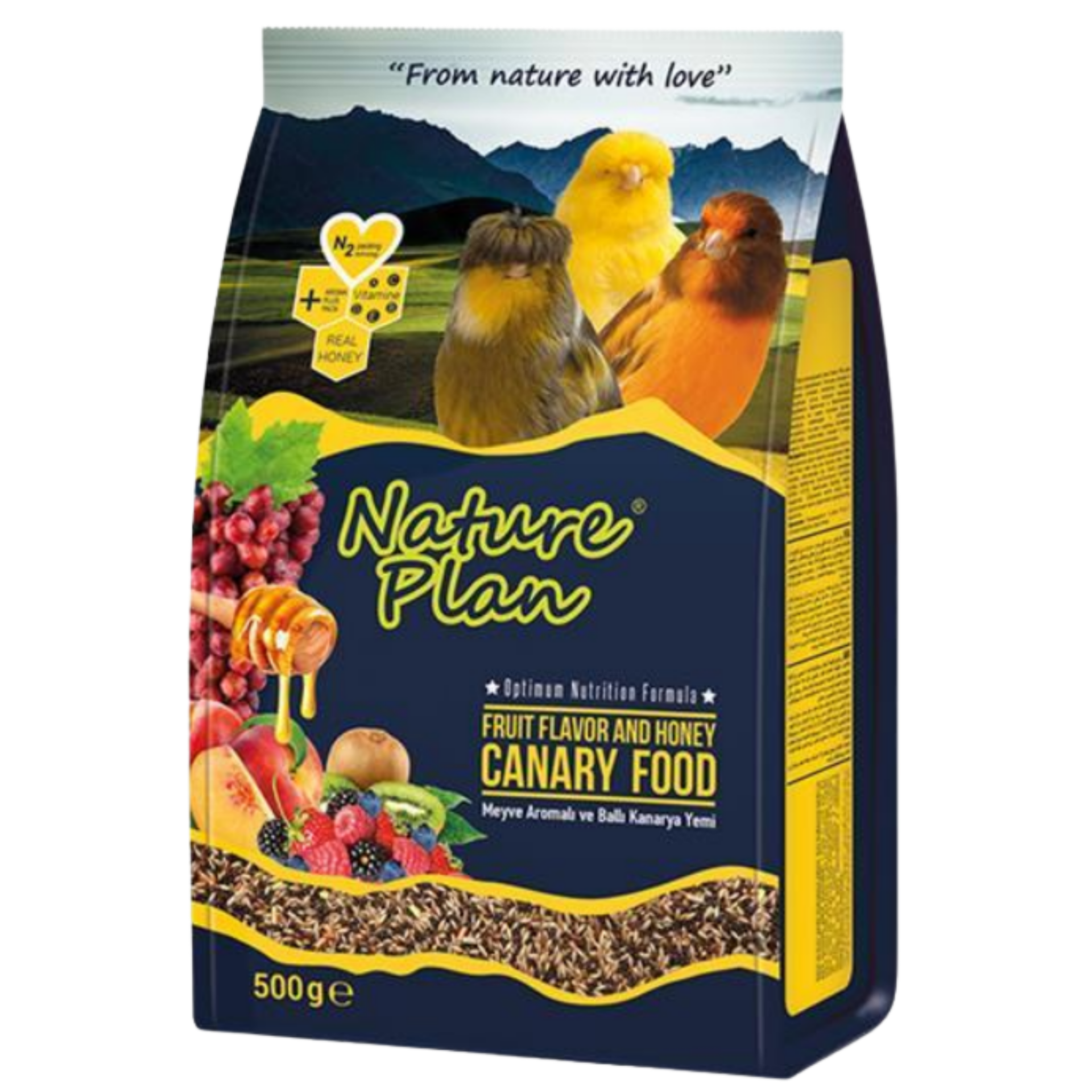 NATURE PLAN KANARYA YEMİ 500 GR (KOLİ İÇİ 18 ADETTİR)