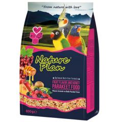 NATURE PLAN PARAKET YEMİ 800 GR (KUTU İÇİ 12 ADETTİR)