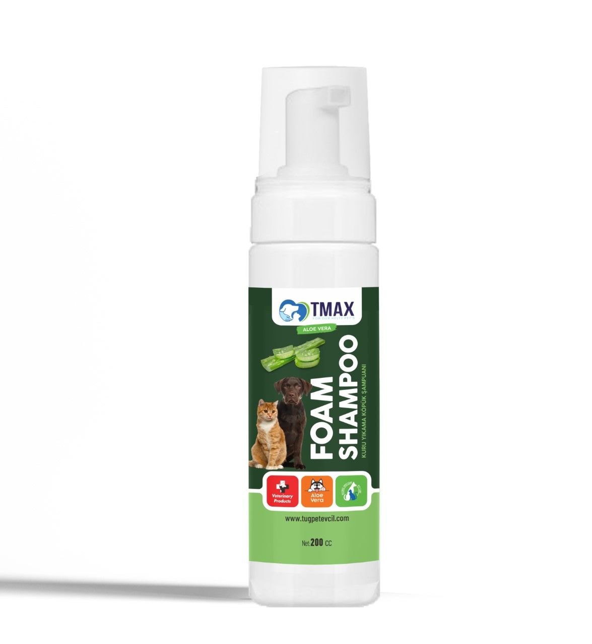 TMAX KÖPÜK ŞAMPUAN ALOE VERA 200 ML