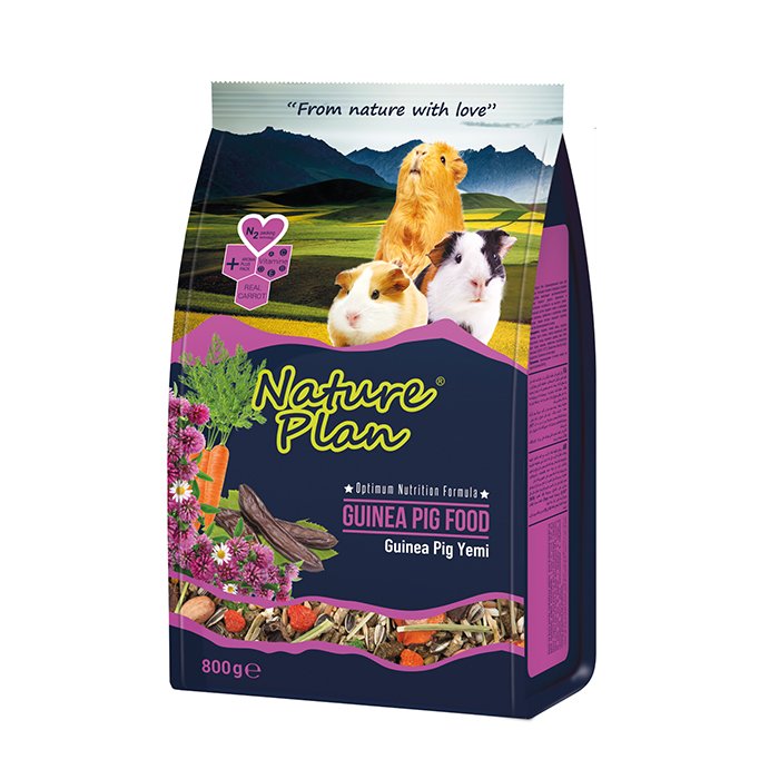 NATURE PLAN GİNEPİG YEMİ 800 GR (KUTU İÇİ 12 ADETTİR)