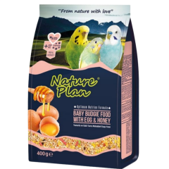 NATURE PLAN YUMURTA+BALLI YAVRU MUHABBET YEMİ 400 GR (KUTU İÇİ 18 ADETTİR)