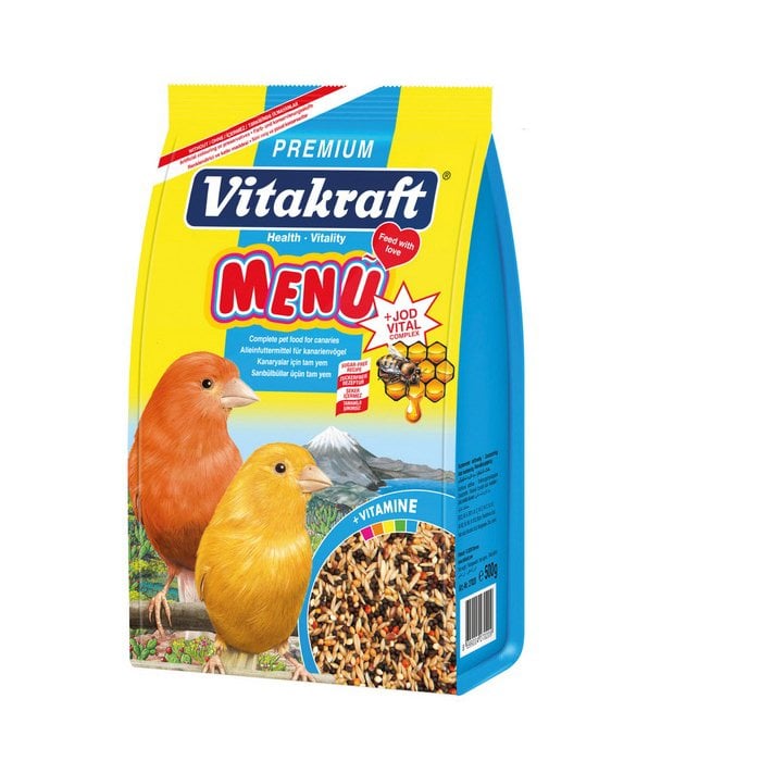 VİTAKRAFT 500 GR KANARYA MENU PREMİUM+JODVİTAL (12'Lİ)