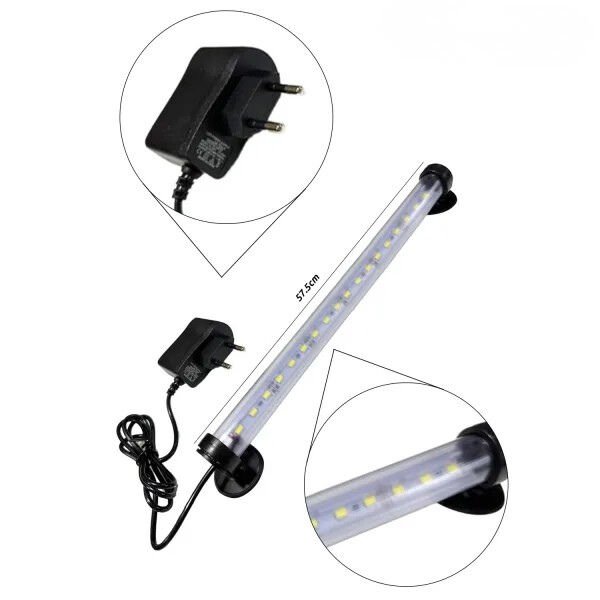 TUĞPET SMD 5730 LED LAMBA 60 CM 12 V ADAPTÖRLÜ (BEYAZ)