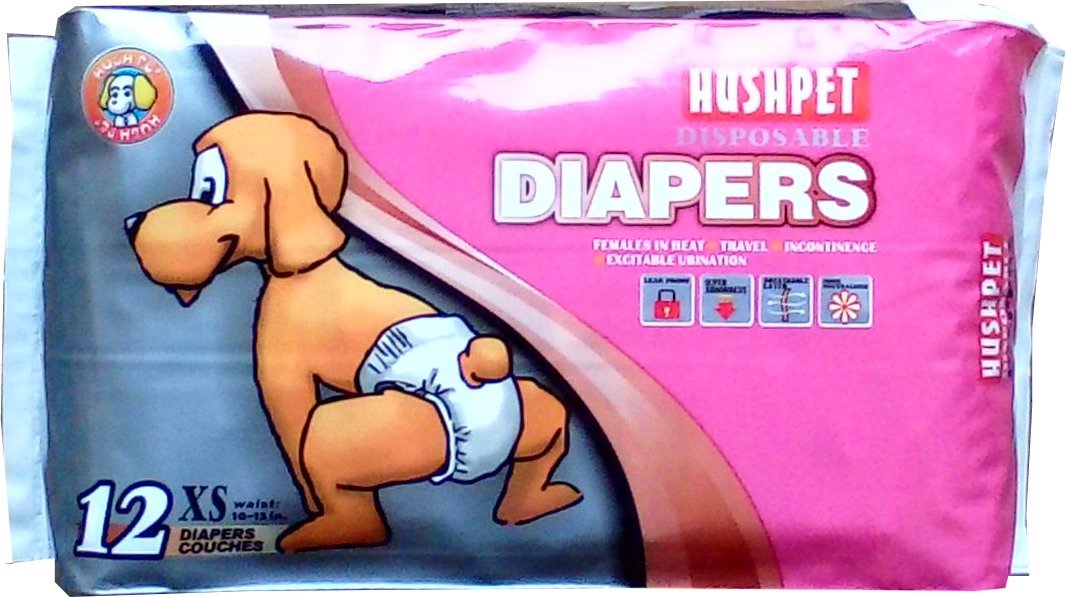 HUSHPET KÖPEK ALT TUVALET BEZİ XS 12'Lİ
