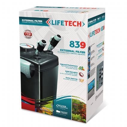 LİFE TECH DIŞ FİLTRE SİYAH KOVA İÇİ DOLU 1500 L/H